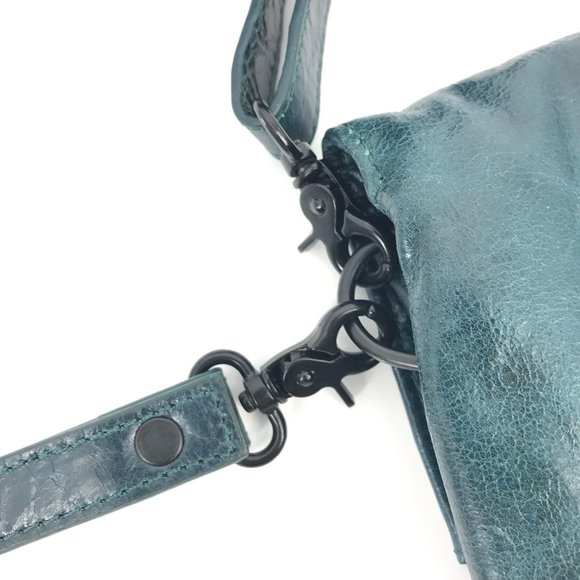 Danier Teal Crossbody Bag - Picture 11 of 15